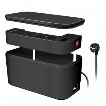 LogiLink pistikupesariba LPS282U 4 turvapistikupesa 2 USB-A 1 USB-C must
