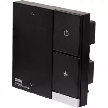 Smart HVAC-termostaat Shelly LinkedGo Must — digitaalne Wi‑Fi (802.11b/g/n), 87×87×35 mm