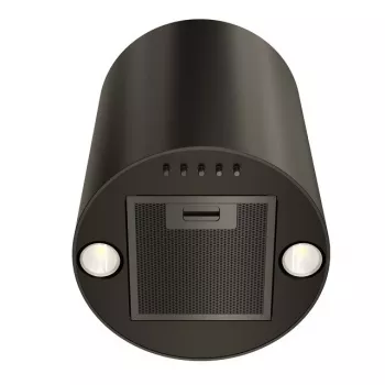 Õhupuhasti MAAN Elba Mini WPB 431, must teras, 120–300 m³/h, müra 55–61 dB, kõrgus 400 mm, elektrooniline juhtimine ekraani ja puldiga