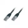 Wentronic Goobay CAT 5e võrgukaabel, U/UTP, must, 0,5 m - CCA vasksegu (68643)
