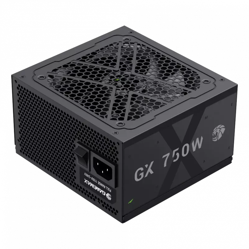 Gamemax toiteplokk, 80 PLUS, Gold | GX 750GF | 750 W