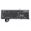 A4Tech KM-72620D - klaviatuuri ja hiire komplekt - USB - US - must