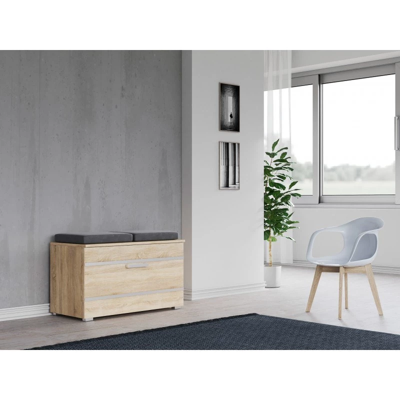 Suletud kingakapp Top e Shop OPAL SZAFKA SONOMA — tamm, 850×450 mm, puitlaastplaat, 16 mm raam