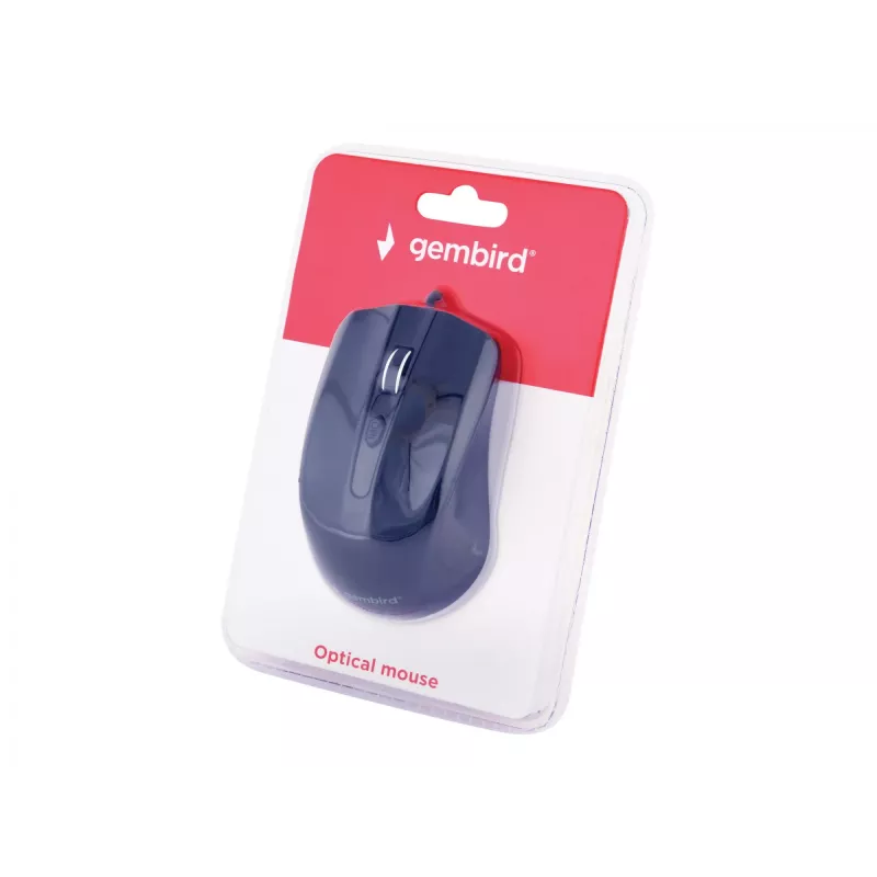 Gembird MUS-4B-01 hiir mõlemakäeline USB Type-A optiline 1200 DPI