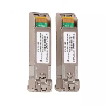 Extralink SFP28 25G 2-Pack | SFP28 moodul | 25Gbps, LC/UPC dupleks, 1310nm, 10km, ühemoodiline, DOM võrgusaatja-vastuvõtja moodul