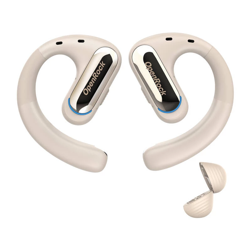 Juhtmevabad kõrvaklapid OneOdio OpenRock Pro Bluetooth 5.0 — Beež