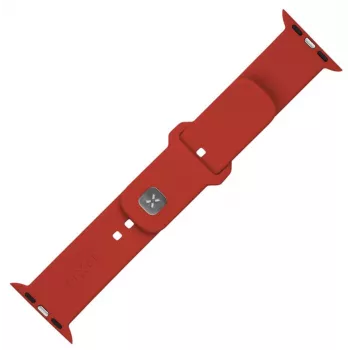 Fixed | Sportne rihmade komplekt Apple Watch 42/44/45 mm | 170-235 mm | Punane | Silikoon