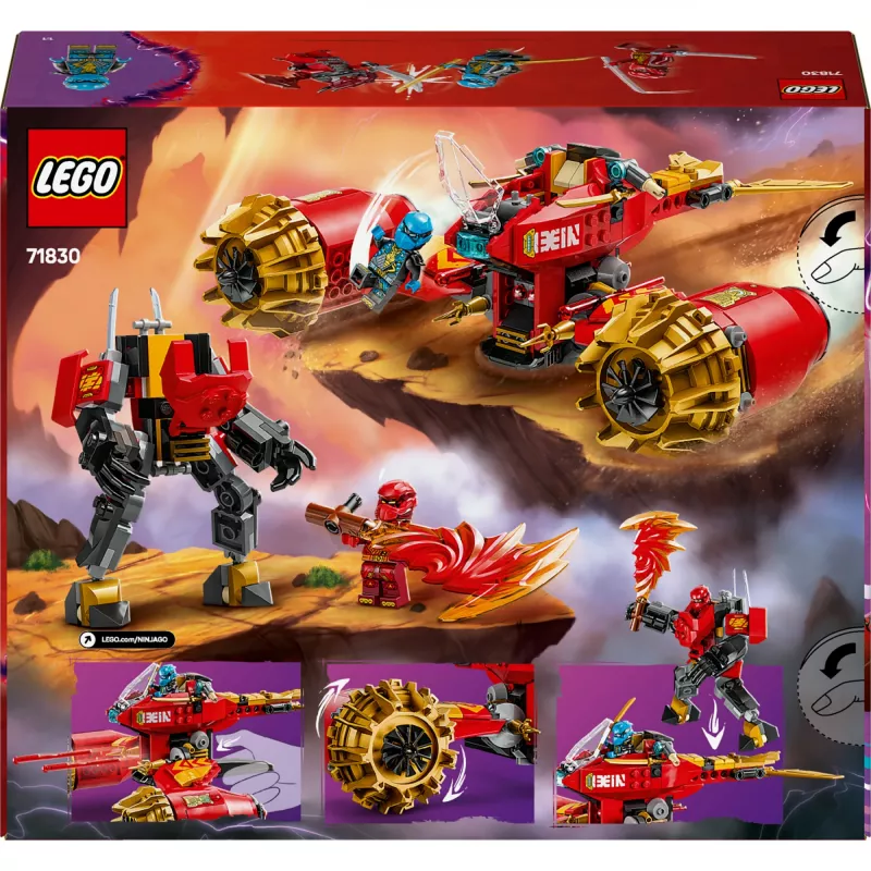 LEGO NINJAGO 71830 Kai mehaaniline tormisõitja