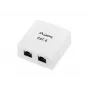 Lanberg OS6-0002-W kaabel Interface/Gender Adapter 2 X RJ-45 Valge (OS6-0002-W)