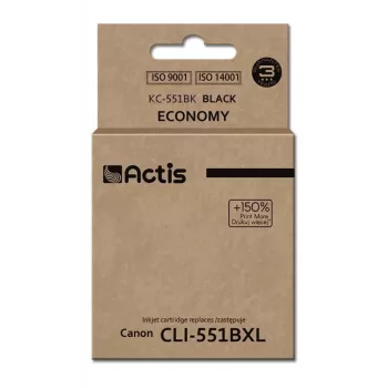 Actis KC-551Bk tint (asendus Canoni CLI-551BK-le; standard; 12 ml; must)