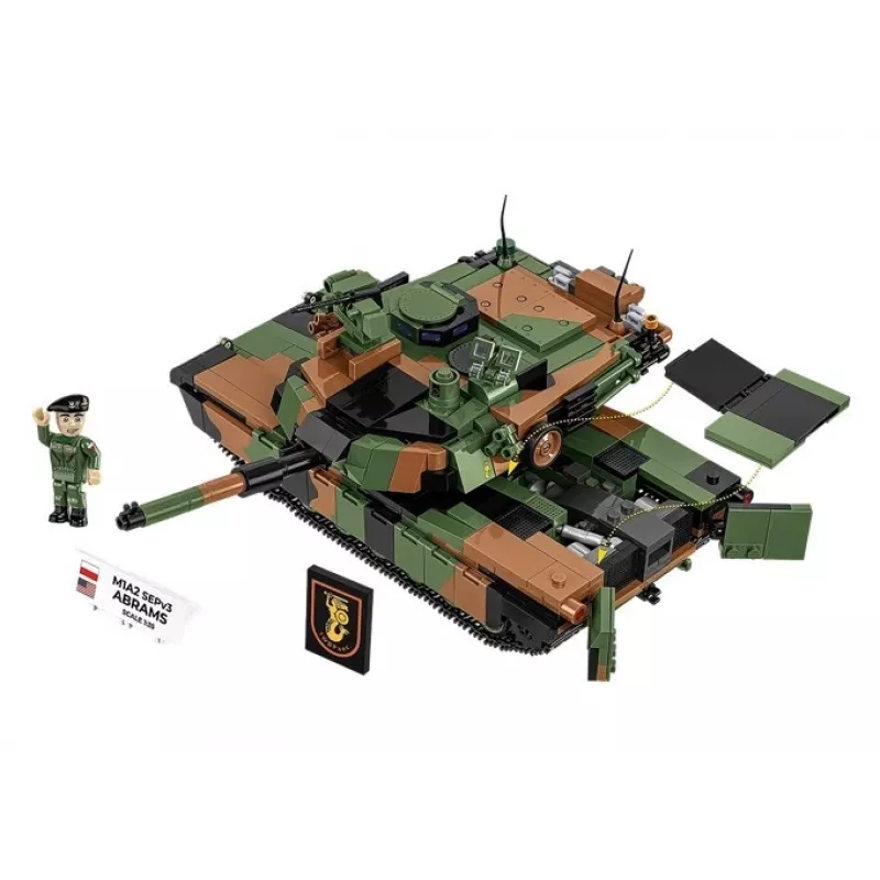 Ehituskomplekt Cobi M1A2 SEPV3 Abrams mudel 1 065 klotsiga