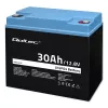 Laetav LiFePO4 aku QOLTEC 12.8V 30Ah 384Wh koos BMS-iga