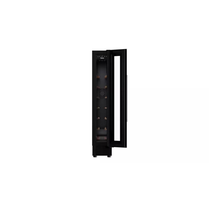 Teka RVU 10008 GBK Termoelektriline veinijahuti Sisseehitatav Must 8 pudelit