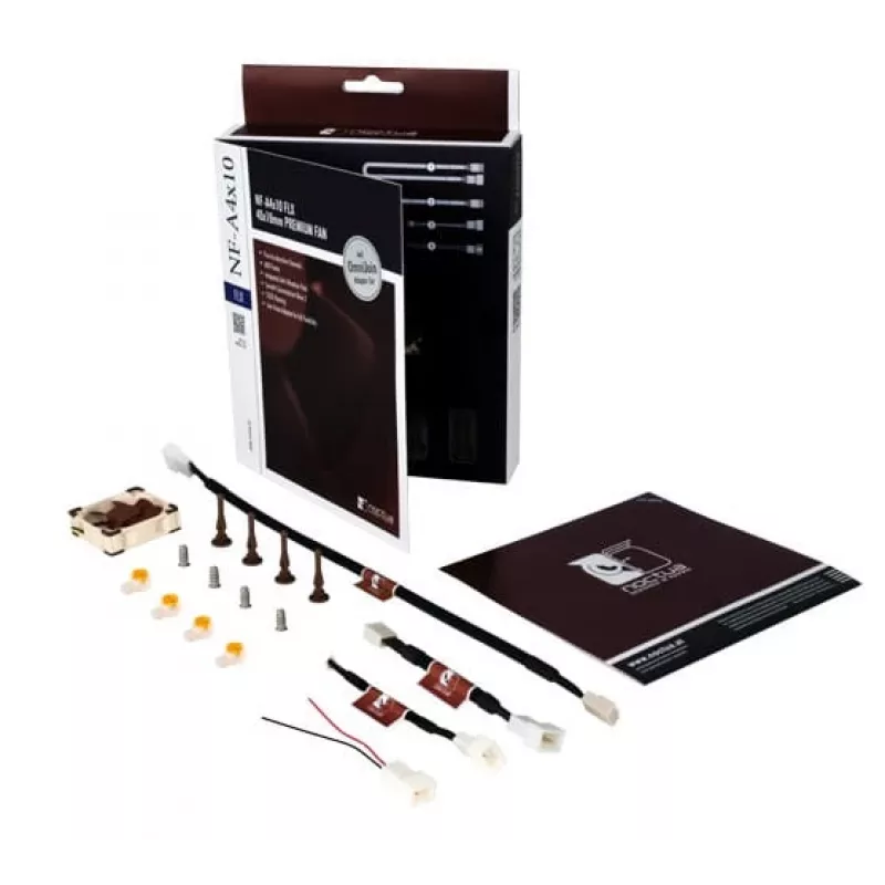 Noctua ventilaator NF-A4x10 5V — 40×40×10 mm, 3-pin, 4500 p/min, 8,2 m³/h, 5 V