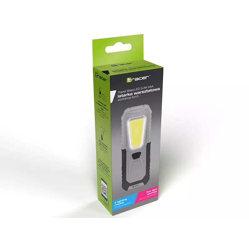 Töökoja taskulamp Base LED 3+1W
