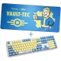 Ducky x Fallout Vault-Tec Limited Edition One 3 Gaming klaviatuur + hiirpad - MX-Silent-Red (US)