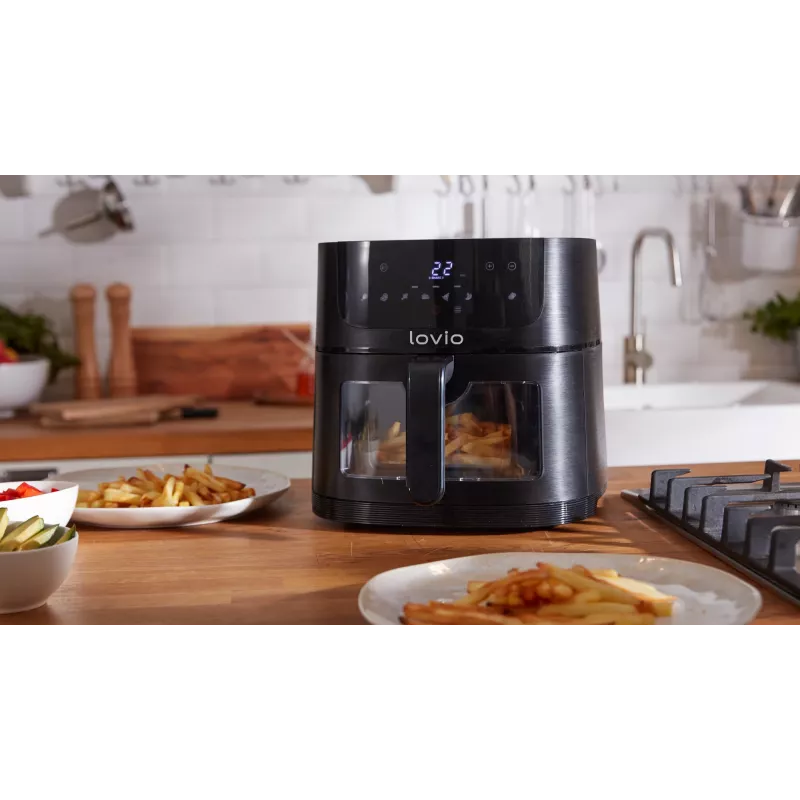 Lovio LVAF002BK PureFry XL Smart 6L Must