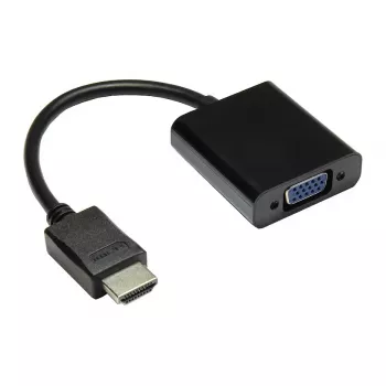 Adapter HDMI–VGA, HDMI-pistik ja VGA-pesa, 3,5 mm stereopesa, must, Good Connections® (HDMI-AD21)