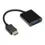Adapter HDMI–VGA, HDMI-pistik ja VGA-pesa, 3,5 mm stereopesa, must, Good Connections® (HDMI-AD21)