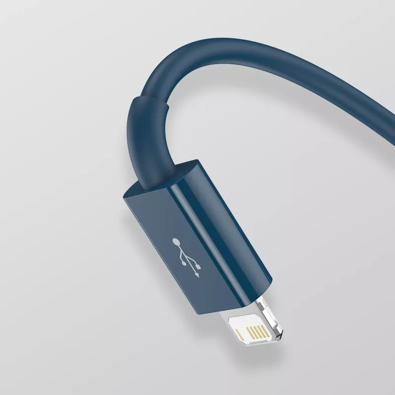 USB-kaabel 3in1 Baseus Superior Series, USB to micro USB / USB-C / Lightning, 3.5A, 1.5m (sinine)