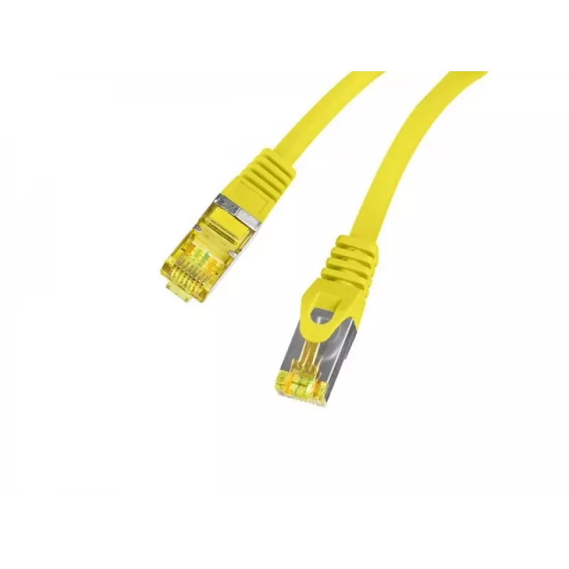 Võrgukaabel Lanberg PCF6A-10CU-0025-Y RJ-45 Cat6a 0,25 m kollane