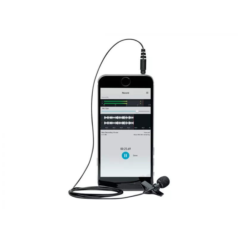 Shure MVL Lavalier-mikrofon nutitelefonile või tahvelarvutile | Shure
