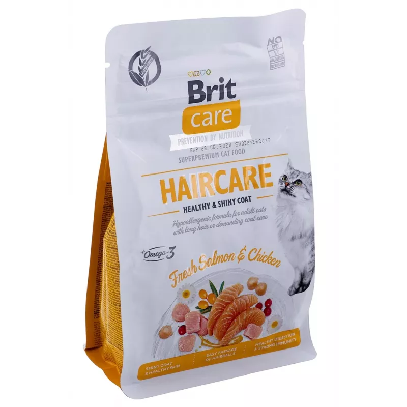 BRIT Care Grain Free Haircare Healthy & Shiny Coat - kuiv kassitoit - 400 g