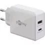Goobay Dual USB-C™ PD (Power Delivery) kiirlaadija (30 W) (61674)