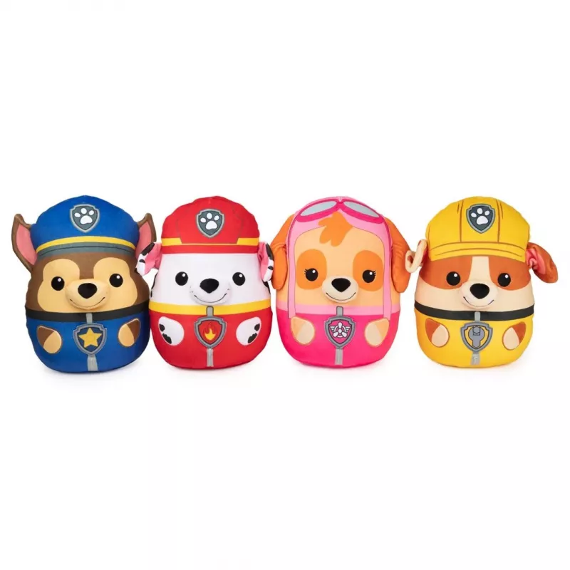 PAW Patrol Skye Squish Plush, ametlik mänguasi populaarsest joonissarjast, pehme topisloom alates 1. eluaastast, 12”