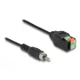 DeLOCK kaabel RCA isane klemmiploki adapter surunupuga 15 cm
