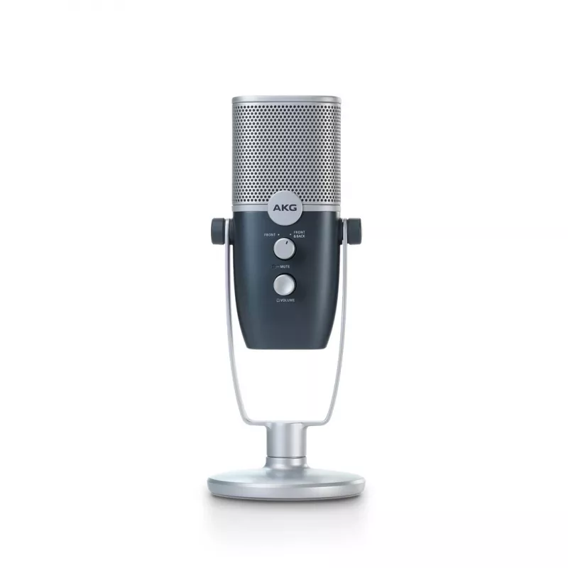 AKG Ara - professionaalne USB kondensaatormikrofon, sinakashõbedane