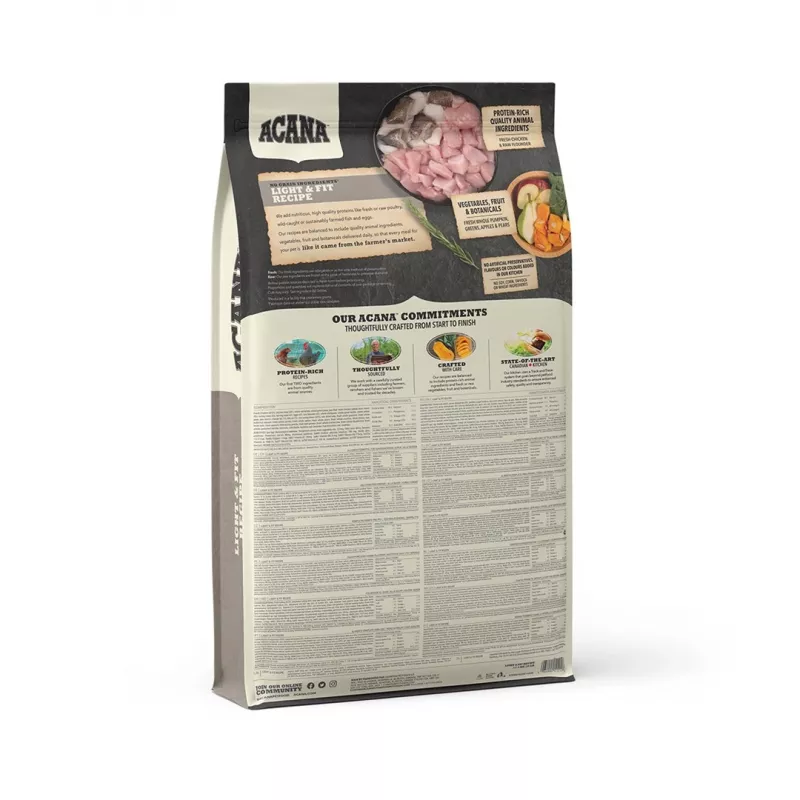 ACANA Dog Light & Fit Recipe - kuiv koeratoit - 11,4kg