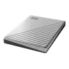 WD My Passport Ultra Mac WDBKYJ0020BSL - Kõvaketas - krüpteeritud - 2 TB - väline (kaasaskantav) - USB 3.0 (USB-C pistik) - 256-bit AES - hõbedane