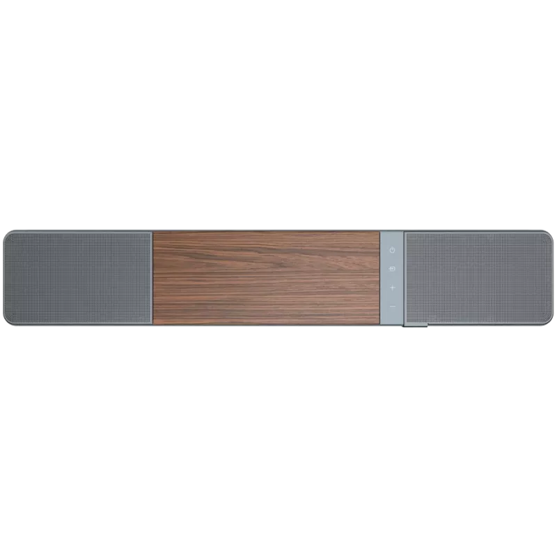 Soundbar KLIPSCH Flexus CORE 100 — 2.1 kanalit, 100 W, sisseehitatud bassikõlar, Hall/Pähkel