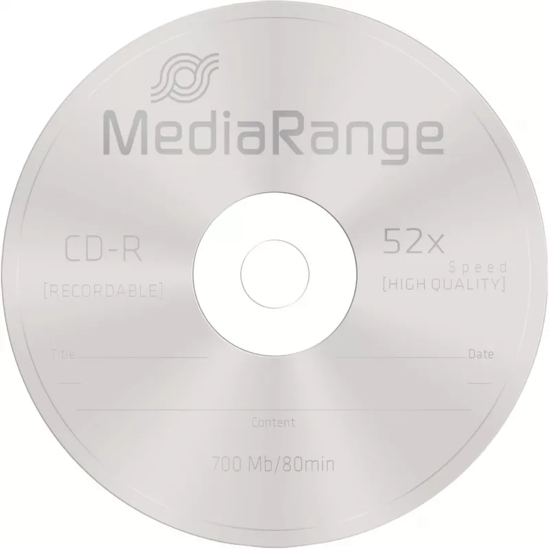CD-R MediaRange MR214 700 MB 52x 10 tk