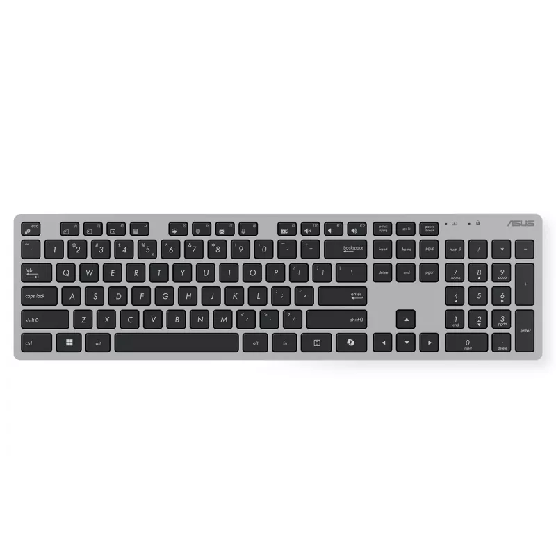 Klaviatuuri ja hiire komplekt ASUS W5000 juhtmevaba 2,4 GHz vene paigutusega