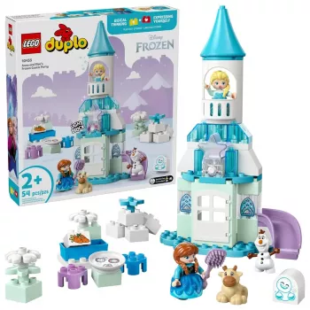 Ehitusmänguasi LEGO DUPLO 10455 Disney Anna ja Elsa jääpalee pidu — DUPLO komplekt, 54 detaili, 4 minifiguuri, vanusele 2+