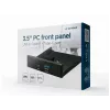 Korpuse tarvik ees 3.5 PANEEL/USB 2P FDI3-U3C-01 Gembird