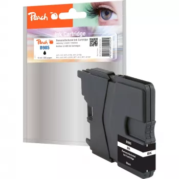 Peach PI500-45 tindikassett 1 tk Suure (XL) mahutavusega Must