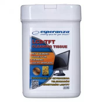 Puhastuskomplekt ESPERANZA ES106 LCD/TFT/plasmaekraanidele — ES106 komplekt