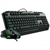 YY Cooler Master Lauaarvuti Mänguklaviatuur Devastator 3 [DE] must mono RGB uuendatud versioon