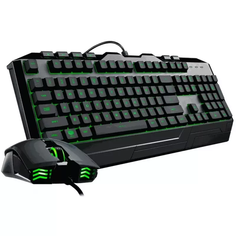 YY Cooler Master Lauaarvuti Mänguklaviatuur Devastator 3 [DE] must mono RGB uuendatud versioon