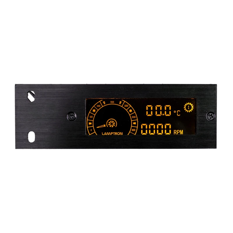 Lamptron TC20 PCI ventilaatori ja RGB LED-kontroller, must — PCI-pesale paigaldatav ventilaatori/LED-jaotur