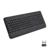 Logitech Signature K650 - Klaviatuur - Juhtmevaba - Bluetooth 5.1 - QWERTZ - Rootsi - Grafiit