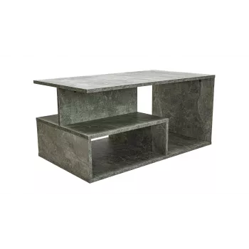 Kohvilaud Top e Shop PRIMA BETON, vabakujuline plaat, taupe, 900×510×430 mm, 1 jalg