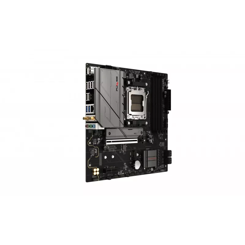 Emaplaat Sapphire PULSE B850M WIFI — AMD B850 micro ATX, Socket AM5, DDR5 kuni 7600 MHz, 4 DIMM, 192 GB, Wi‑Fi 6, 2.5GbE