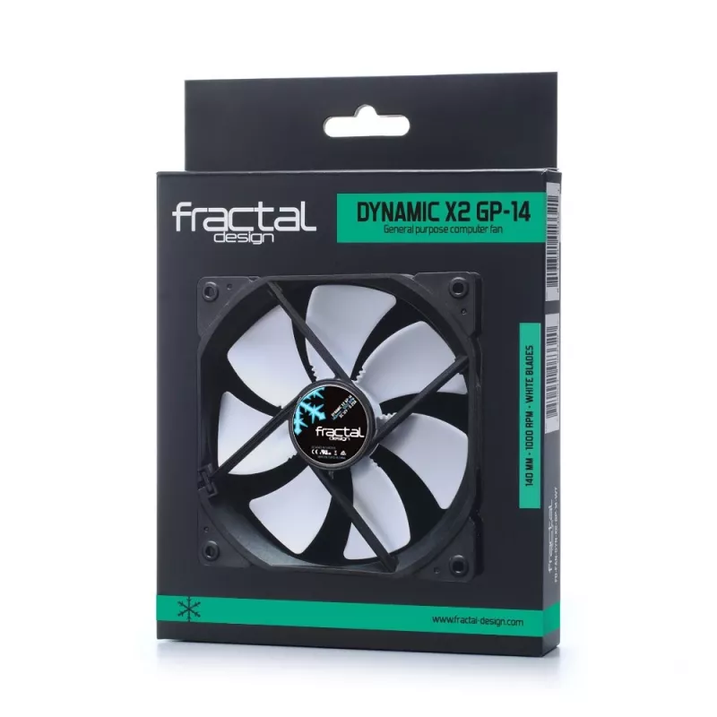 Fan Fractal Design Dynamic X2 14 cm Must Valge