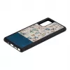 Telefonikate Man and Wood Galaxy Note 20 — sinine lill mustal