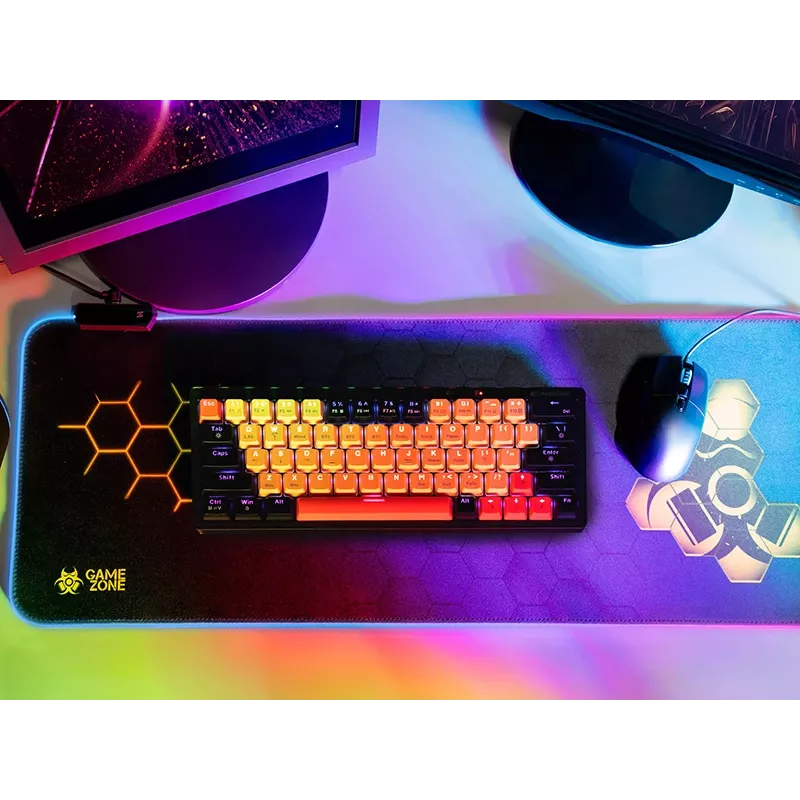 TRACER klaviatuuri- ja hiirematt GAMEZONE Hexy1 RGB 80/30/0.4