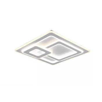 Lae LED-valgusti TRIO 629219331, 51×51 cm, mattvalge